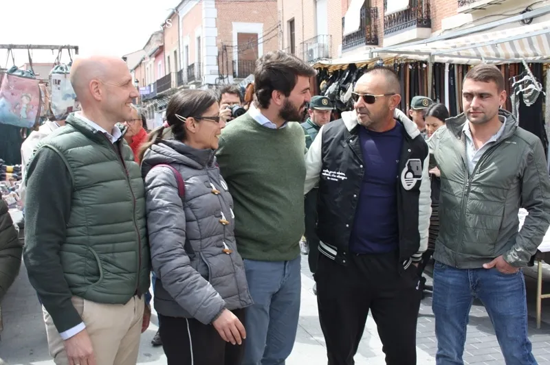 Juan García Gallardo visitaba este jueves Peñaranda para acompañar la candidatura de Vox