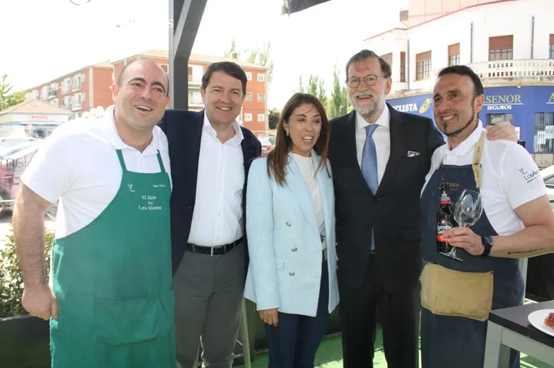Mariano Rajoy visitaba este jueves el mercado semanal de Peñaranda