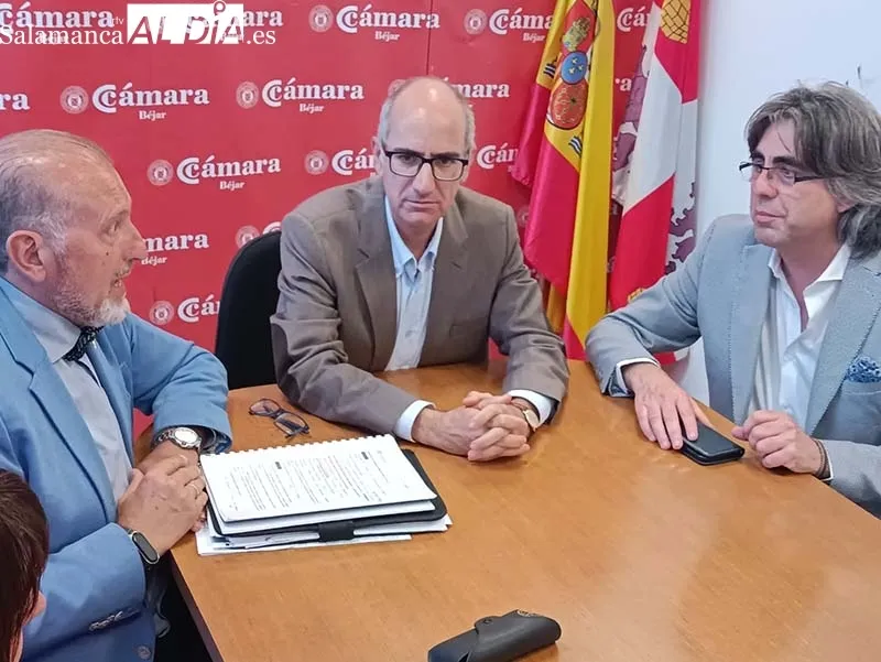 Foto 2 - El candidato del PP, Luis Francisco Mart&iacute;n, se re&uacute;ne con la C&aacute;mara de Comercio e Industria