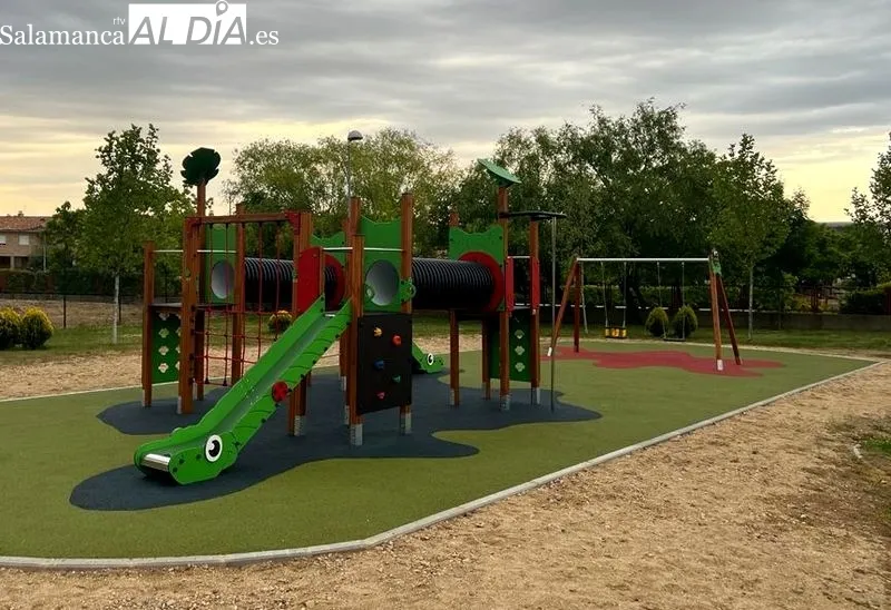 Nuevo parque en Aldeatejada, en la urbanización El Soto