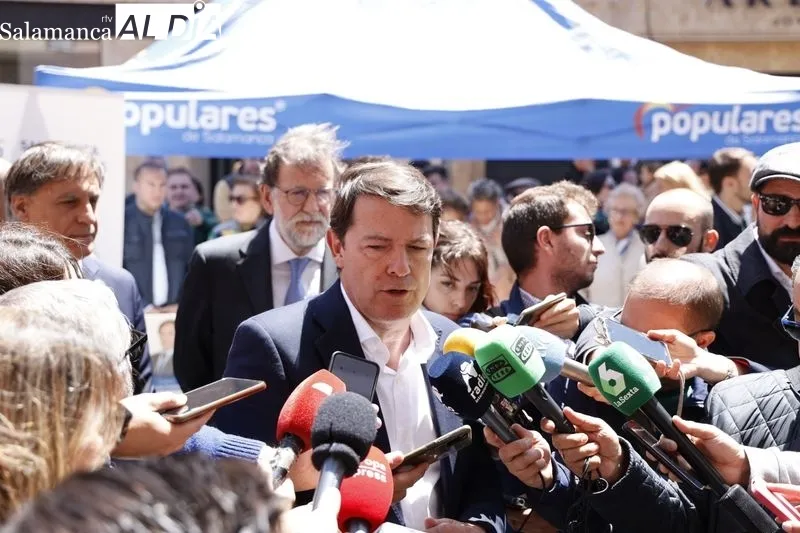 Visita a Salamanca de Mariano Rajoy, expresidente del Gobierno. Foto de David Sañudo