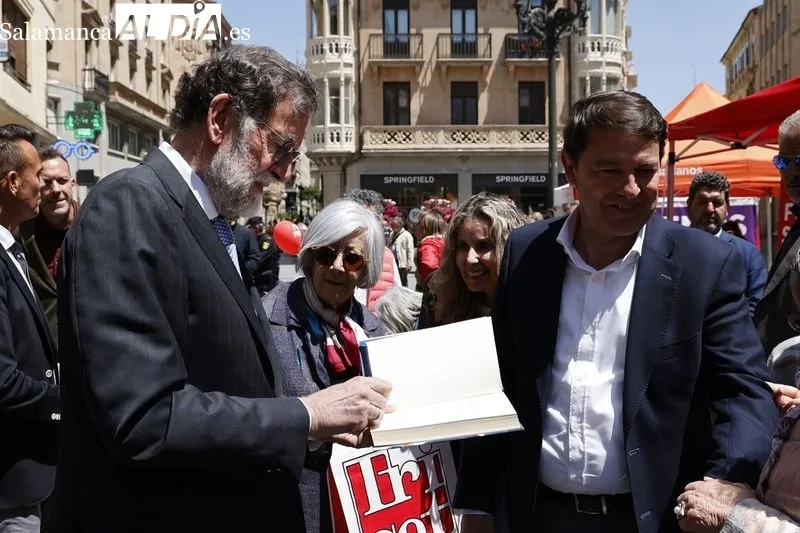 Visita a Salamanca de Mariano Rajoy, expresidente del Gobierno. Foto de David Sañudo