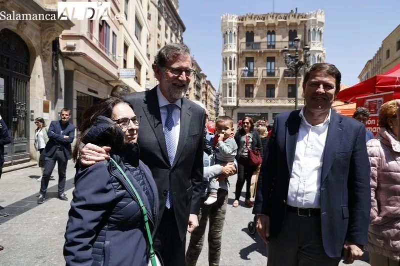 Visita a Salamanca de Mariano Rajoy, expresidente del Gobierno. Foto de David Sañudo