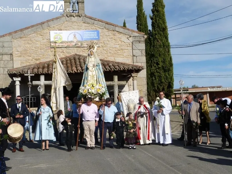 Villavieja celebraba las fiestas de La Perla en su 75º aniversario del nombramiento de la Virgen de los Caballeros como patrona de la localidad