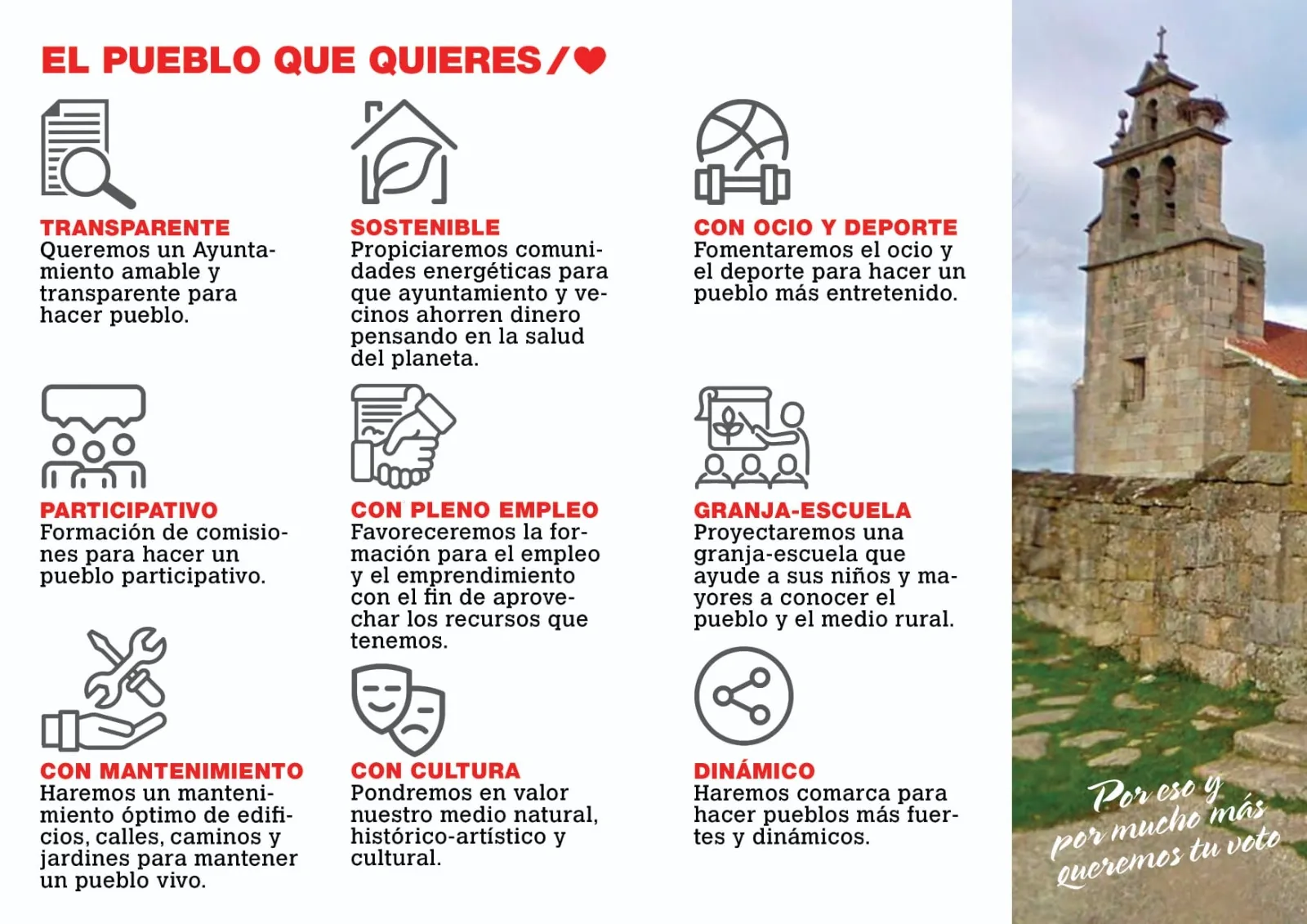 Foto 2 - La lista del PSOE a la Alcald&iacute;a de Villarino presenta un programa electoral con nueve amplios bloques