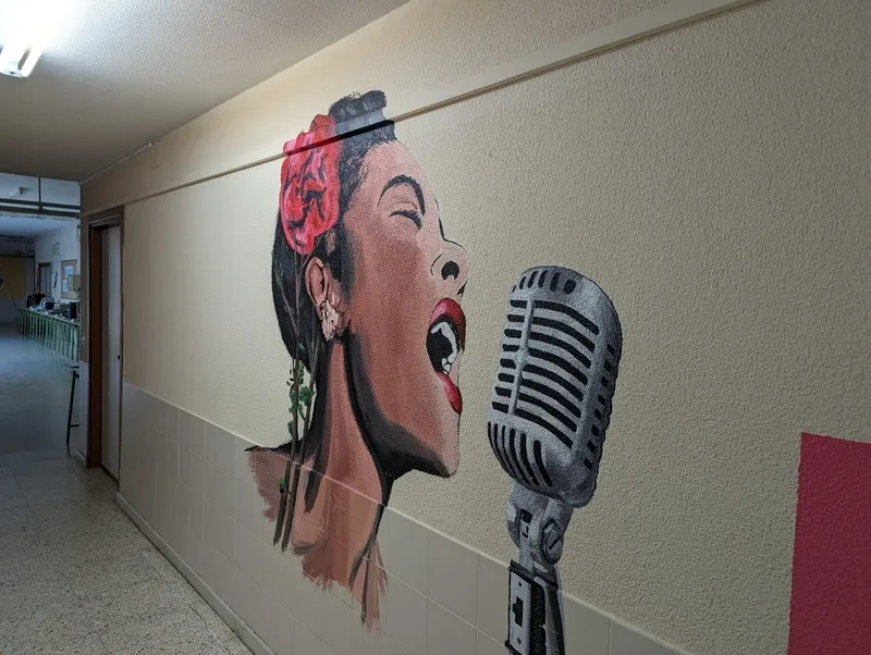 El IES Ramos del Manzano ha sido decorado para la ocasión 