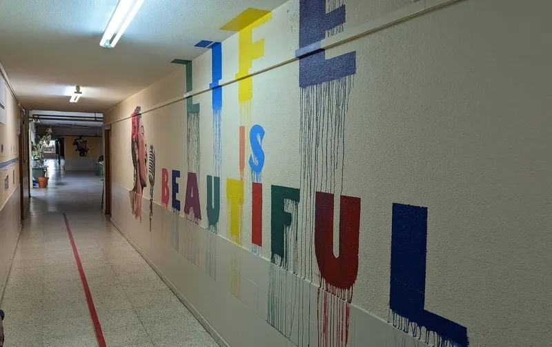 El IES Ramos del Manzano ha sido decorado para la ocasión 