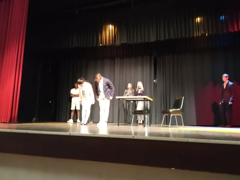 Actuación de alumnos del IES de Ledesma y del taller de teatro de Asprodes Vitigudino  