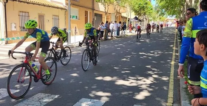 Escuela de Ciclismo Salmantina en la primera carrera de la Copa CyL de Escuelas Ruta