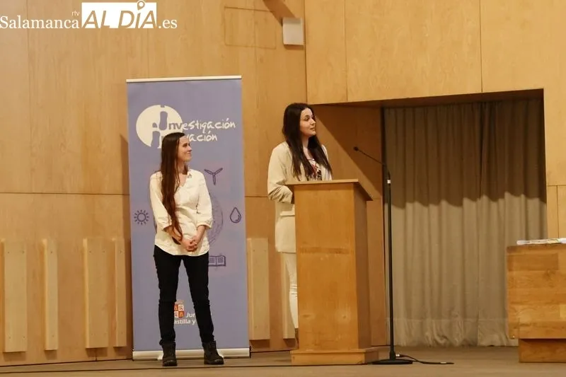 Entrega de los VIII Premios de Investigación e Innovación en ESO, Bachillerato y Formación Profesional, en el Colegio Fonseca. Foto de David Sañudo