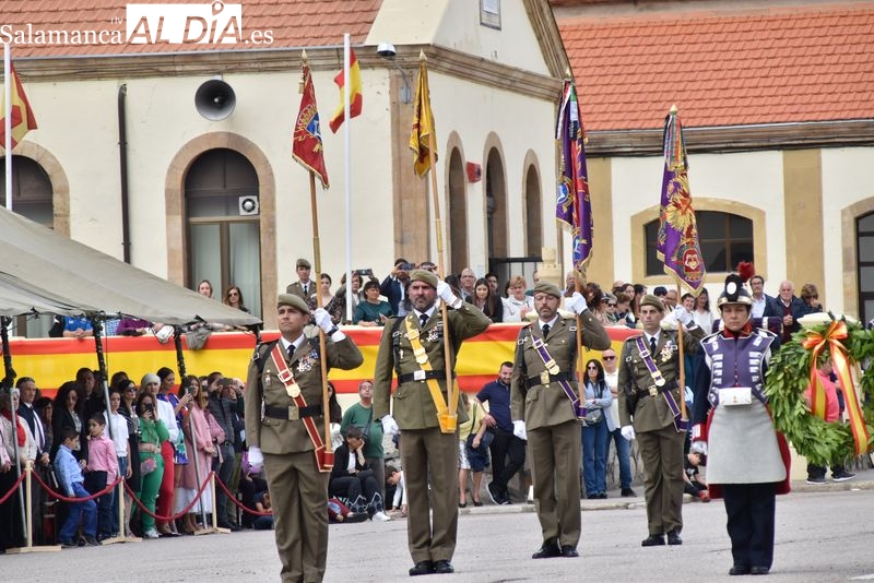 Acto militar en Salamanca por la festividad de San Fernando. Foto de Vanesa Martins