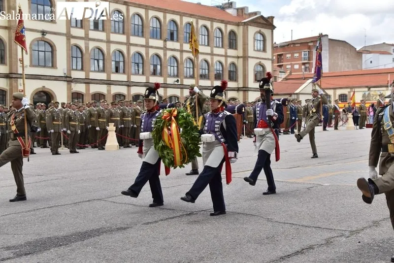 Acto militar en Salamanca por la festividad de San Fernando. Foto de Vanesa Martins