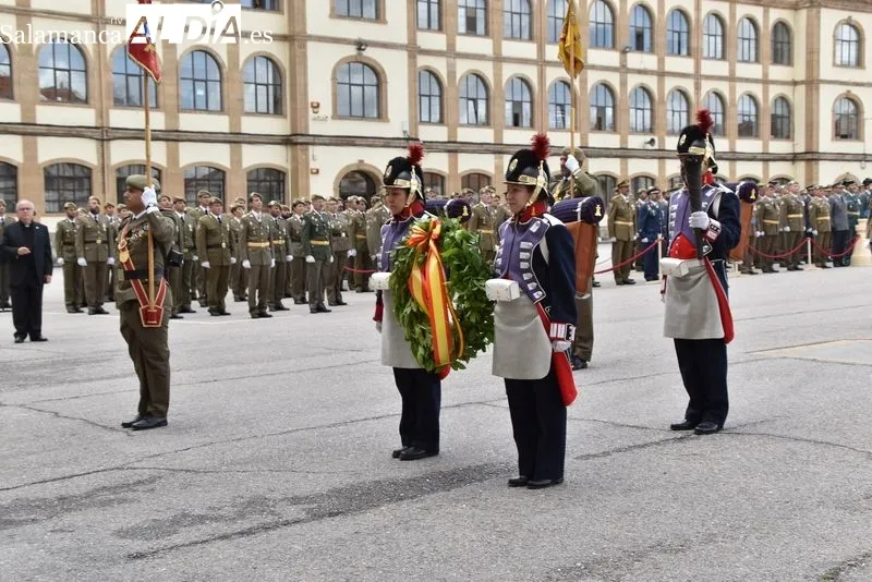 Acto militar en Salamanca por la festividad de San Fernando. Foto de Vanesa Martins