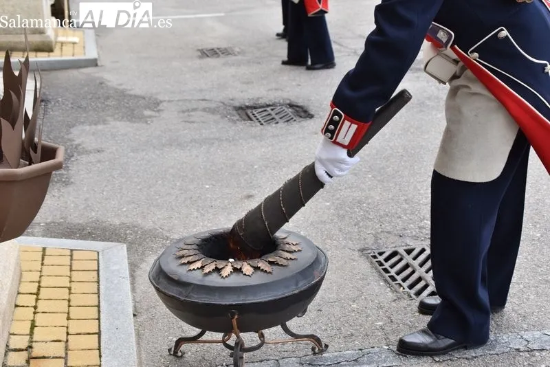 Acto militar en Salamanca por la festividad de San Fernando. Foto de Vanesa Martins