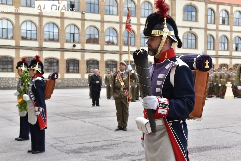 Acto militar en Salamanca por la festividad de San Fernando. Foto de Vanesa Martins
