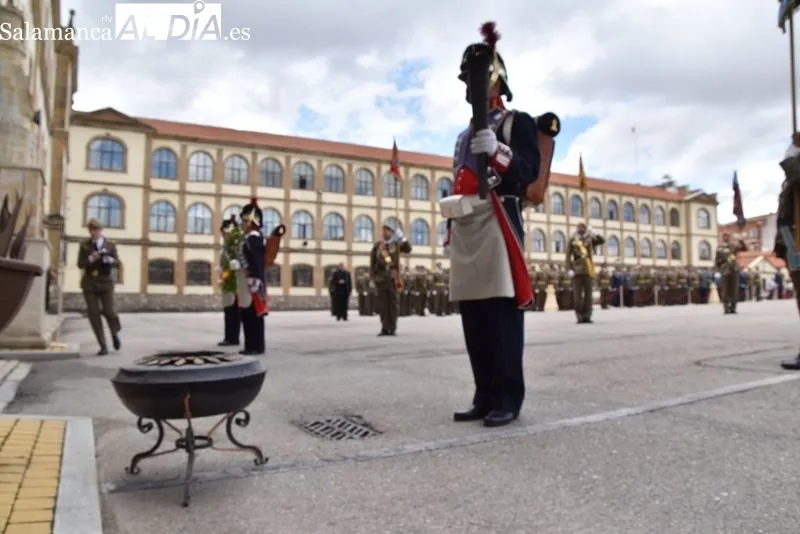 Acto militar en Salamanca por la festividad de San Fernando. Foto de Vanesa Martins