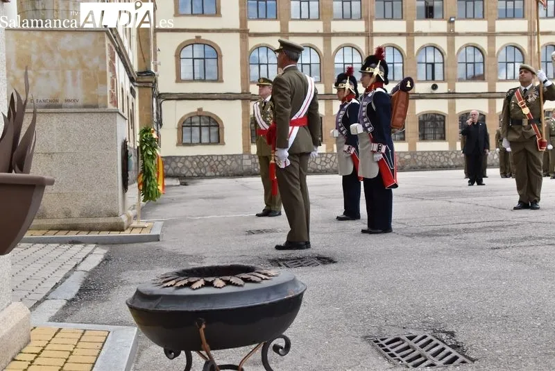Acto militar en Salamanca por la festividad de San Fernando. Foto de Vanesa Martins