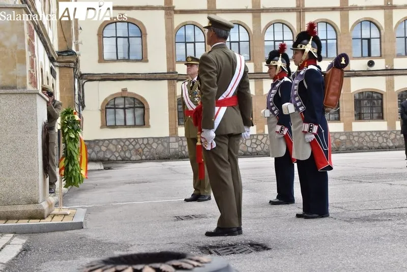 Acto militar en Salamanca por la festividad de San Fernando. Foto de Vanesa Martins
