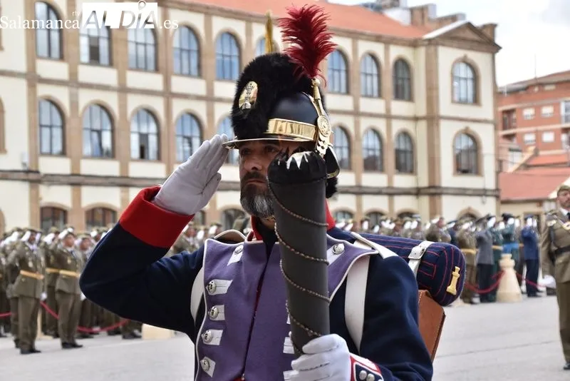 Acto militar en Salamanca por la festividad de San Fernando. Foto de Vanesa Martins