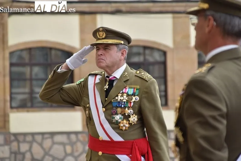 Acto militar en Salamanca por la festividad de San Fernando. Foto de Vanesa Martins