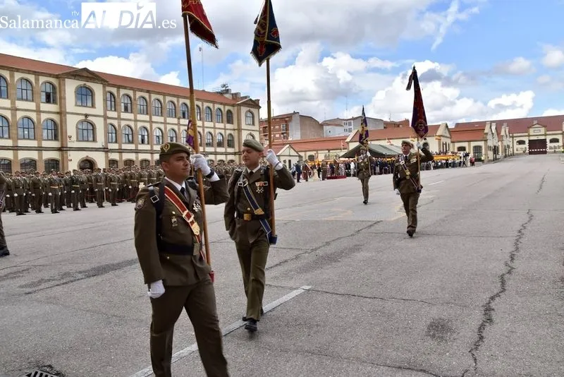 Acto militar en Salamanca por la festividad de San Fernando. Foto de Vanesa Martins