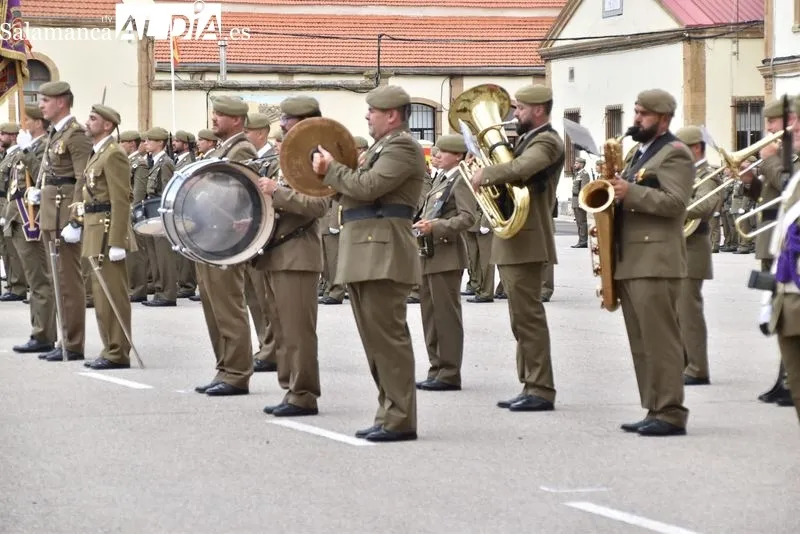Acto militar en Salamanca por la festividad de San Fernando. Foto de Vanesa Martins