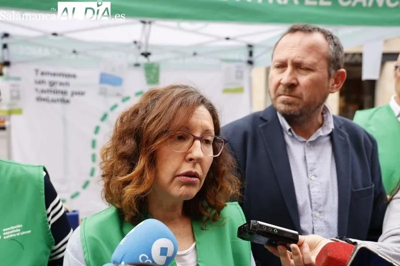 Sara Batanero, técnica en prevención de la Asociación Española Contra el Cáncer en Salamanca. Foto de David Sañudo