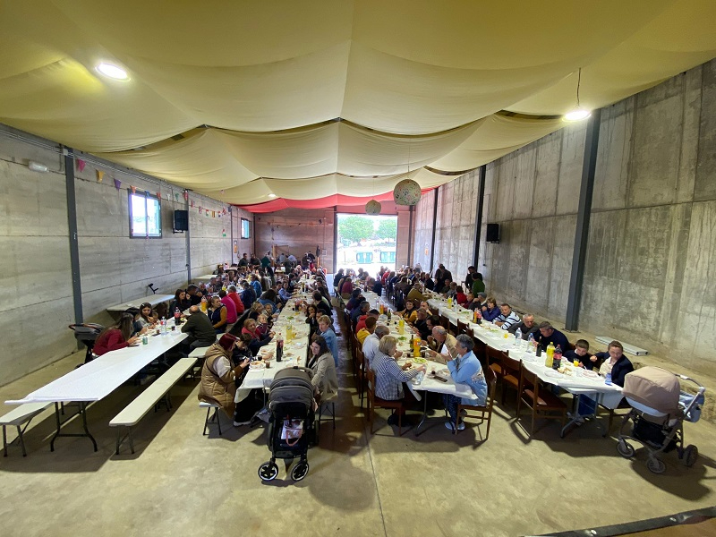 Cazadores socios del Club Deportivo &ldquo;Los Atalayos&rdquo; celebran  comida para cerrar fiestas San Miguel