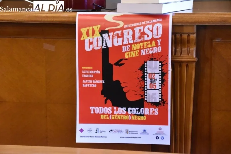 Inauguración del XIX Congreso de Novela y de Cine Negro, en el Aula Magna de la Universidad de Salamanca. Foto de Vanesa Martins