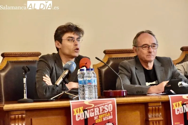 Inauguración del XIX Congreso de Novela y de Cine Negro, en el Aula Magna de la Universidad de Salamanca. Foto de Vanesa Martins