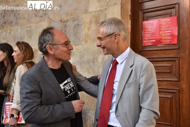Inauguración del XIX Congreso de Novela y de Cine Negro, en el Aula Magna de la Universidad de Salamanca. Foto de Vanesa Martins