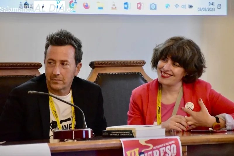 Inauguración del XIX Congreso de Novela y de Cine Negro, en el Aula Magna de la Universidad de Salamanca. Foto de Vanesa Martins