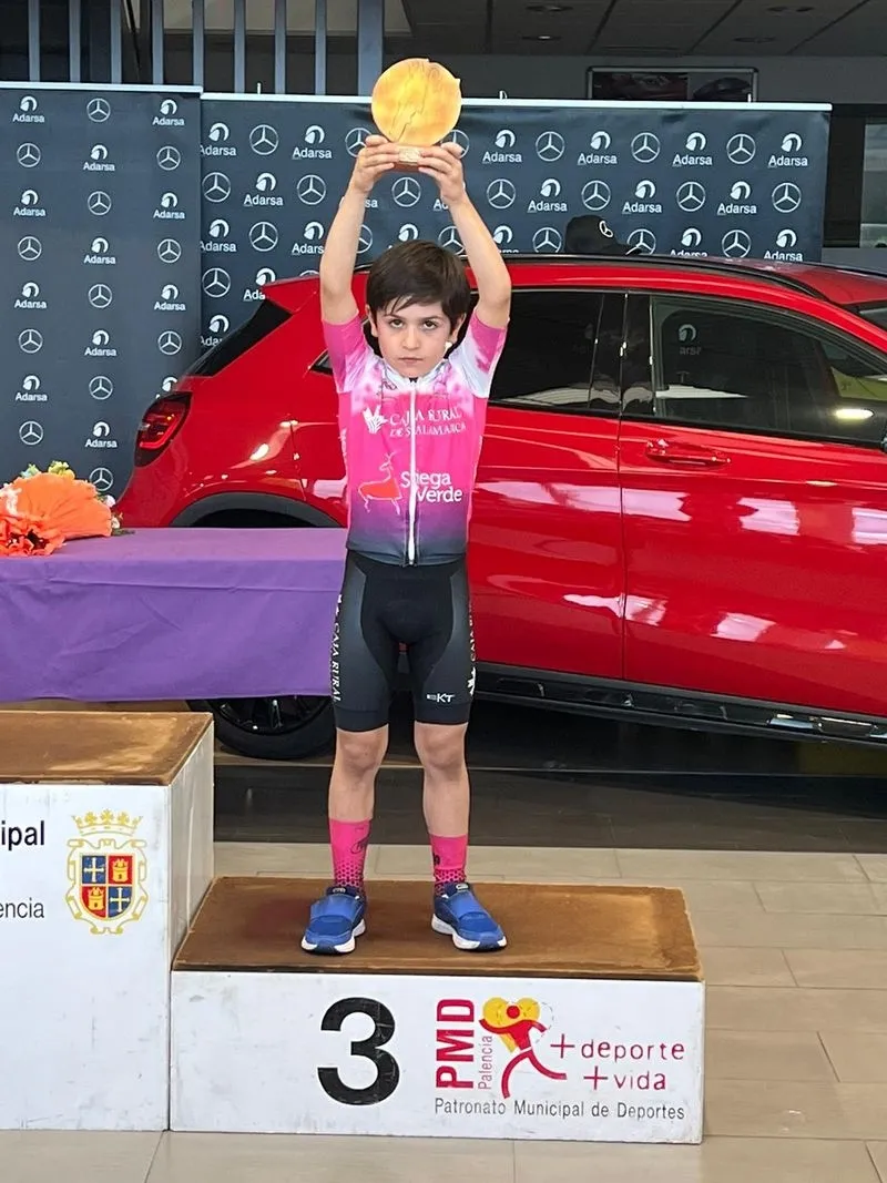 Diego Marcos, tercero en categoría promesa en Palencia en el Campeonato CyL de Ruta