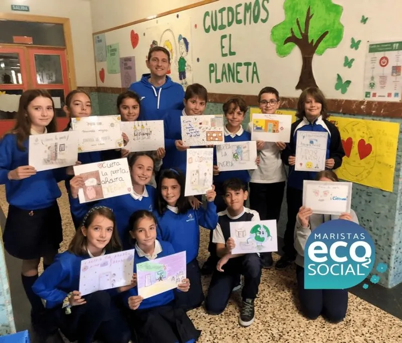 Alumnos del colegio Marista, nueva 'Escuela Saludable' de Castilla y León