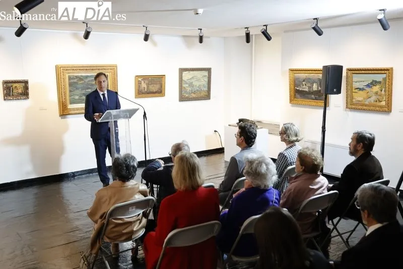 Exposición que homenajea al pintor y escultor Fernando Mayoral, en la Torre de los Anaya. Foto de David Sañudo