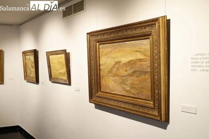 Exposición que homenajea al pintor y escultor Fernando Mayoral, en la Torre de los Anaya. Foto de David Sañudo
