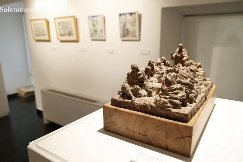 Exposición que homenajea al pintor y escultor Fernando Mayoral, en la Torre de los Anaya. Foto de David Sañudo