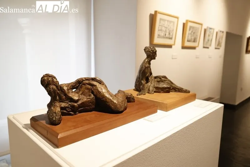 Exposición que homenajea al pintor y escultor Fernando Mayoral, en la Torre de los Anaya. Foto de David Sañudo