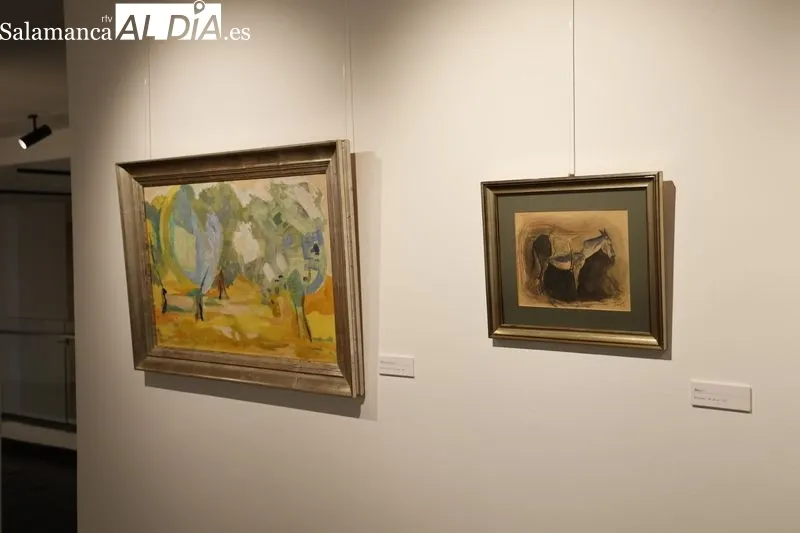 Exposición que homenajea al pintor y escultor Fernando Mayoral, en la Torre de los Anaya. Foto de David Sañudo