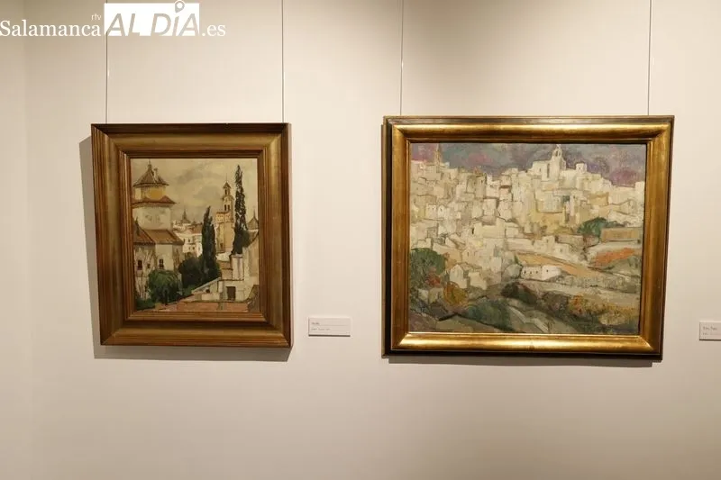 Exposición que homenajea al pintor y escultor Fernando Mayoral, en la Torre de los Anaya. Foto de David Sañudo