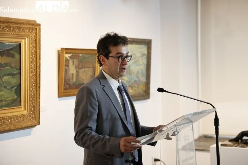 Exposición que homenajea al pintor y escultor Fernando Mayoral, en la Torre de los Anaya. Foto de David Sañudo