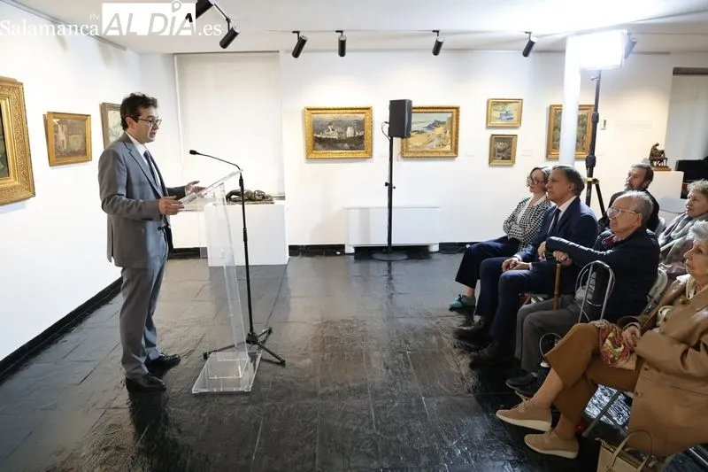 Exposición que homenajea al pintor y escultor Fernando Mayoral, en la Torre de los Anaya. Foto de David Sañudo
