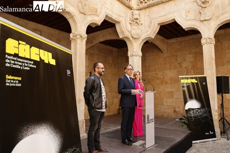 Presentación del Festival de las Artes de Castilla y León, FACYL, en la Casa de las Conchas. Foto de David Sañudo