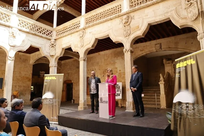 Presentación del Festival de las Artes de Castilla y León, FACYL, en la Casa de las Conchas. Foto de David Sañudo