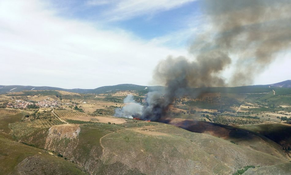 Incendio en los últimos años en Serradilla del Llano