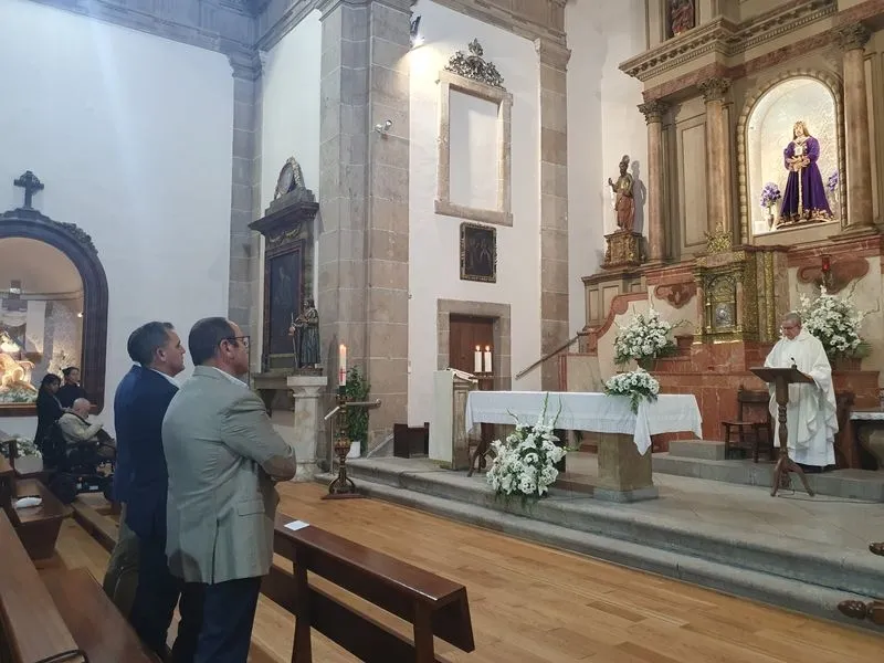 Celebración de San Isidro en la iglesia de San Pablo. Foto Asaja Salamanca
