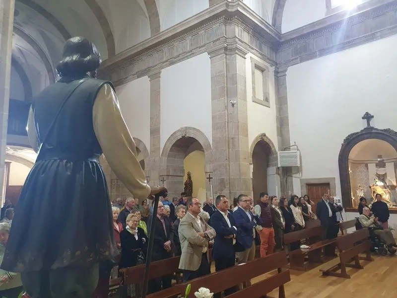 Celebración de San Isidro en la iglesia de San Pablo. Foto Asaja Salamanca