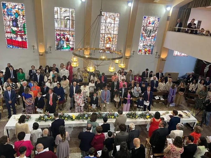 Primeras Comuniones en el colegio Marista Champagnat