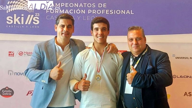 El lumbralense Óscar Ramos Gorjón, medalla de oro en soldadura en el campeonato de Formación Profesional de Castilla y León