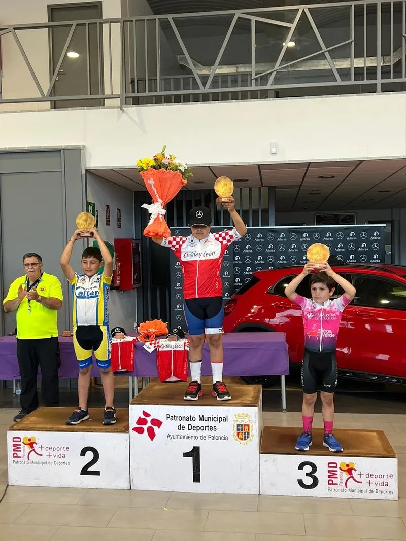 Diego Marcos, tercero en categoría promesa en Palencia en el Campeonato CyL de Ruta
